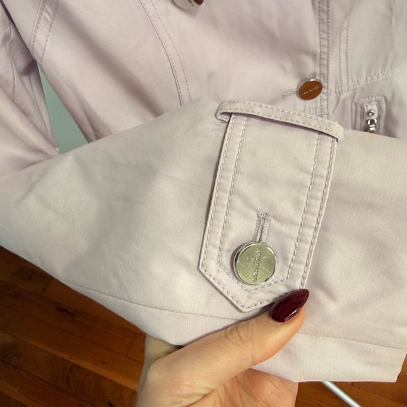 Laundry By Shelli Segal Light Purple Trench Coat - Picture 4 of 7